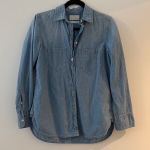 J. Crew Light Blue Casual Button Down Shirt